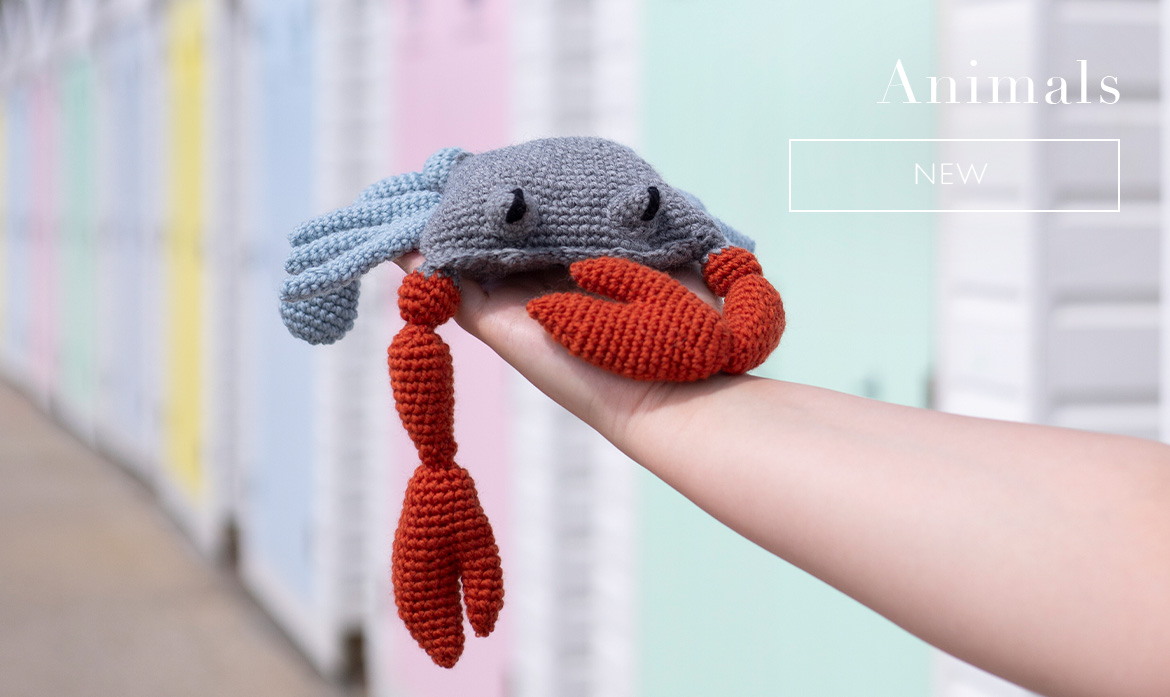 Animals crochet crab pattern new